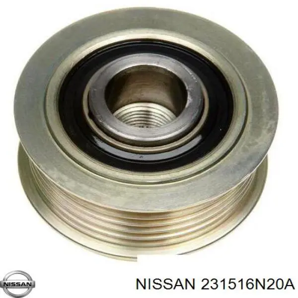 Инерционный шкив Nissan/Infiniti 231516N20A цена, от 24.57 USD