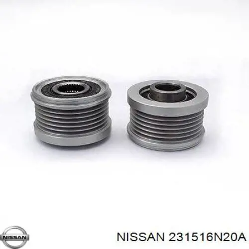 Купить 231516N20A Nissan/Infiniti Шкив ремня генератора