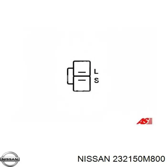 Реле генератора 232150M000 Nissan/Infiniti