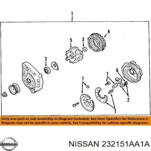 Реле зарядки генератора Nissan/Infiniti 23215EG910 цена, от 31.83 USD