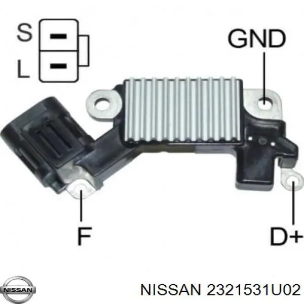 Реле генератора 2321531U02 Nissan