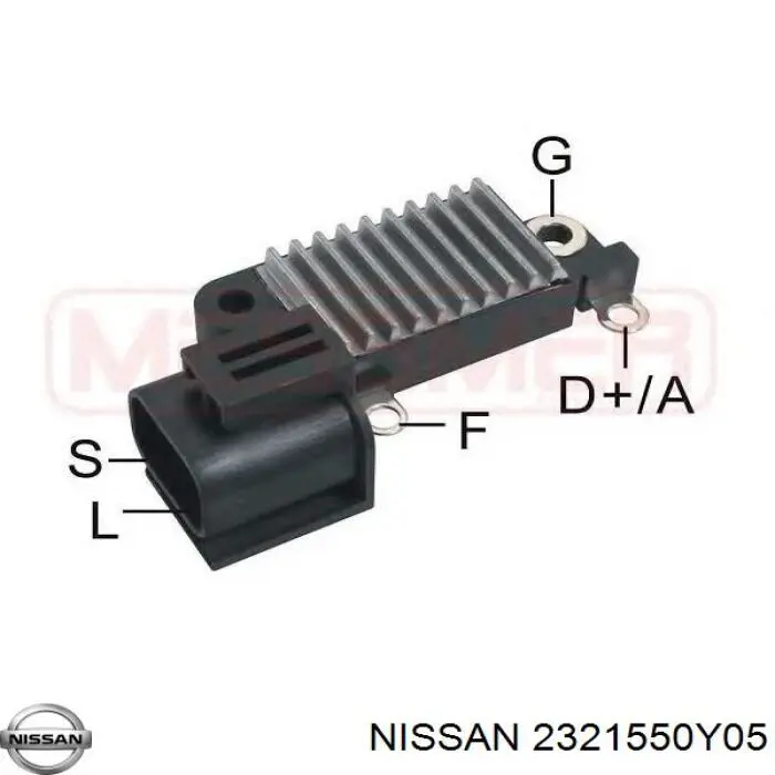 2321550Y05 Nissan relê-regulador do gerador (relê de carregamento)