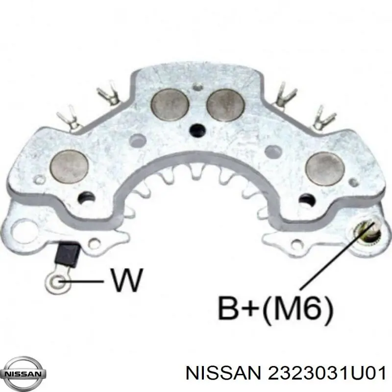 Мост диодный генератора на Nissan Murano Z51