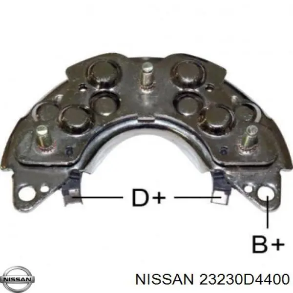 Мост диодный генератора Nissan 23230D4400