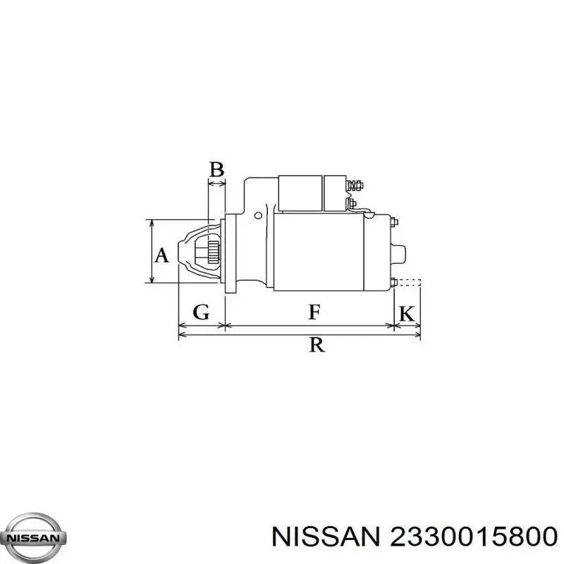 Стартер Nissan/Infiniti 2330015800 цена, от 90.93 USD