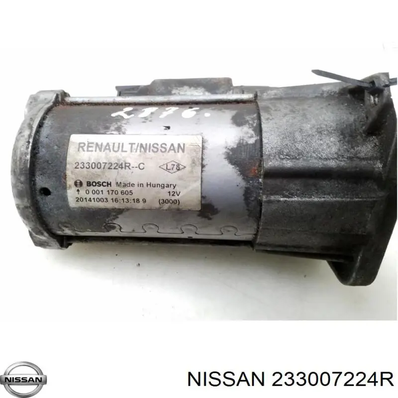 Стартер Nissan/Infiniti 233007224R цена, от 32.13 USD