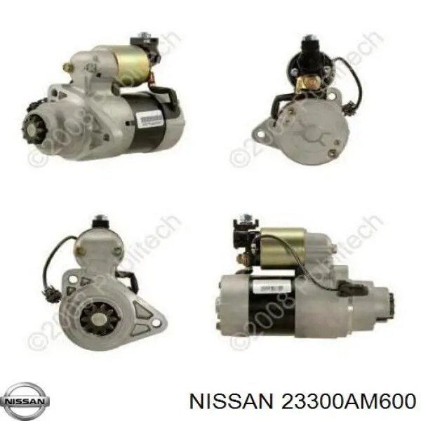 Стартер двигателя Nissan/Infiniti 23300AM600