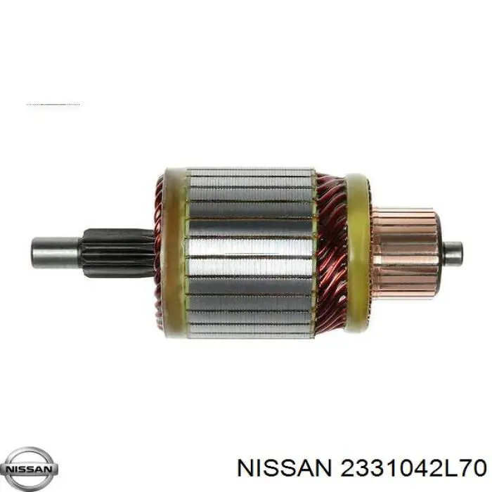 2331042L70 Nissan якорь (ротор стартера)