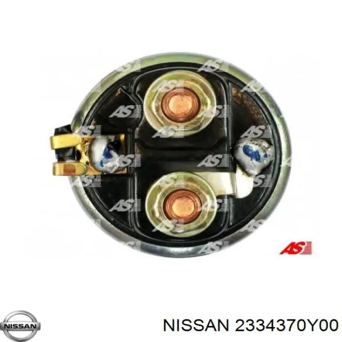 B334330R01 Nissan relê retrator do motor de arranco