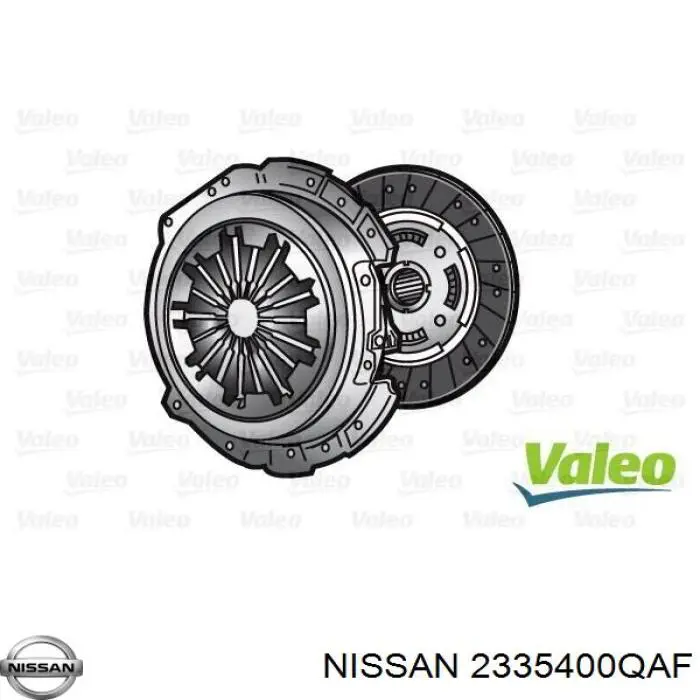 Комплект сцепления (3 части) Nissan/Infiniti 2335400QAF цена, от 77.71 USD
