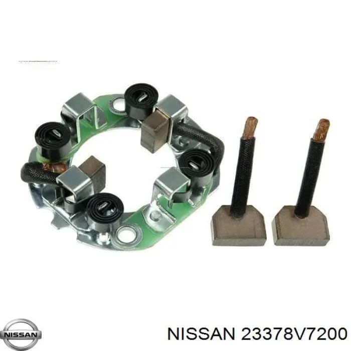 23378V7200 Nissan porta-escovas do motor de arranco