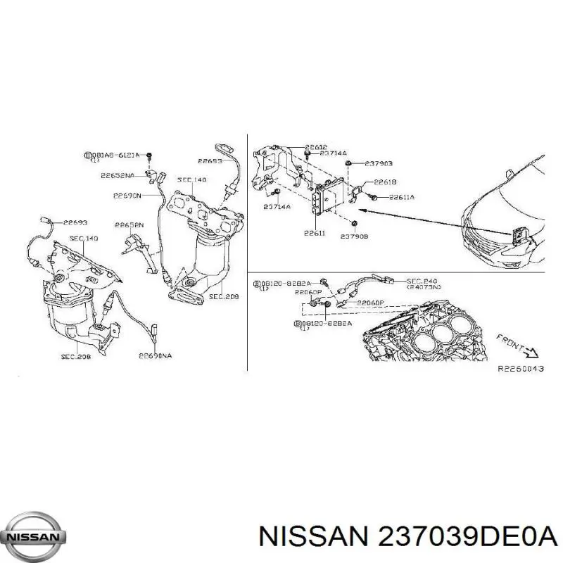  Блок управления двигателем Nissan Murano 