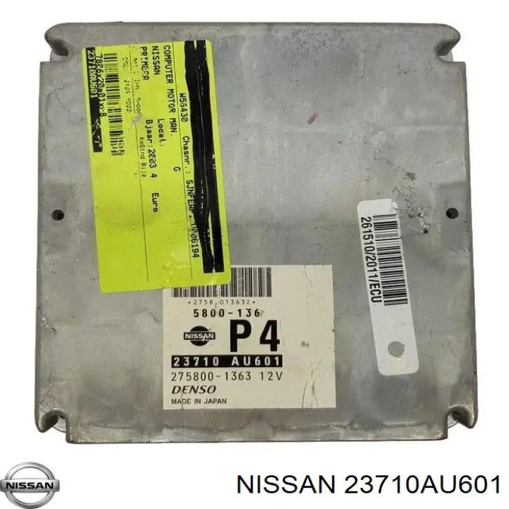 23710AU600 Nissan модуль управления (эбу двигателем)
