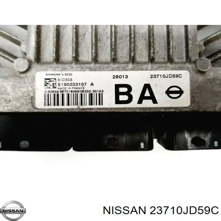 Блок управления двигателем 23710JD59C Nissan/Infiniti