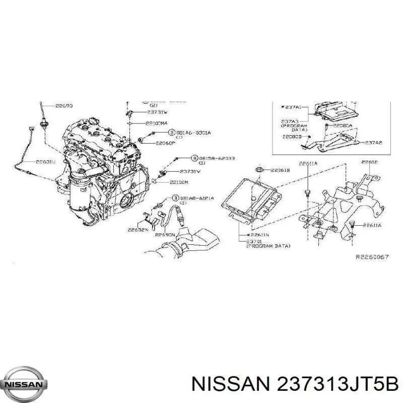  Nissan/Infiniti 237313JT5B цена, от 80.43 USD