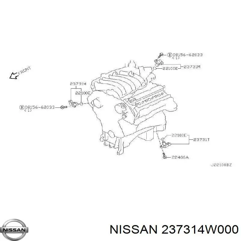  Nissan/Infiniti 237314W000 цена, от 195.58 USD