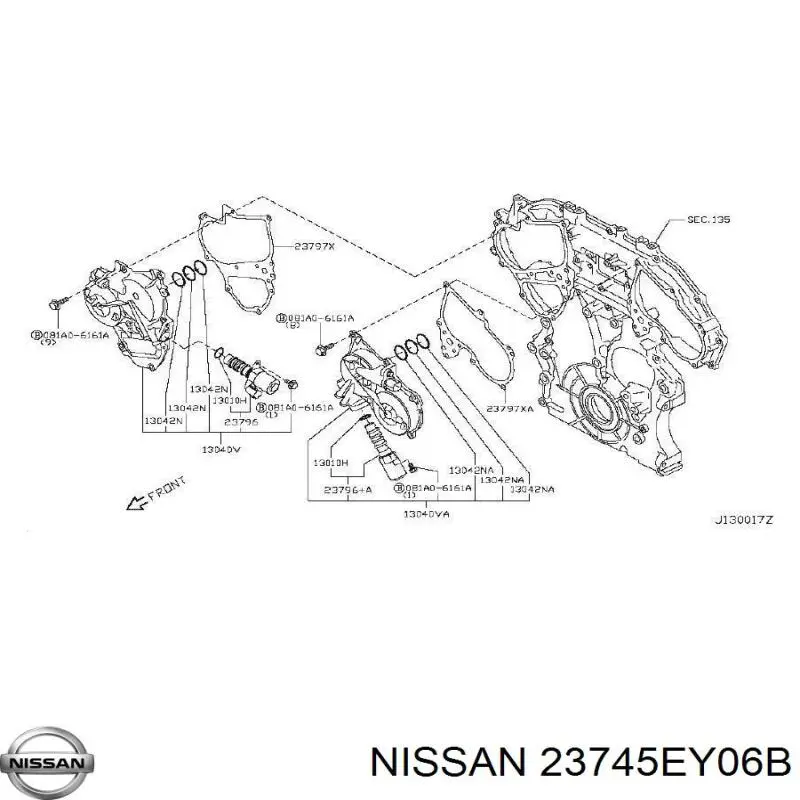 Регулятор фаз газораспределения Nissan/Infiniti 23745EY02B цена, от 56.72 USD
