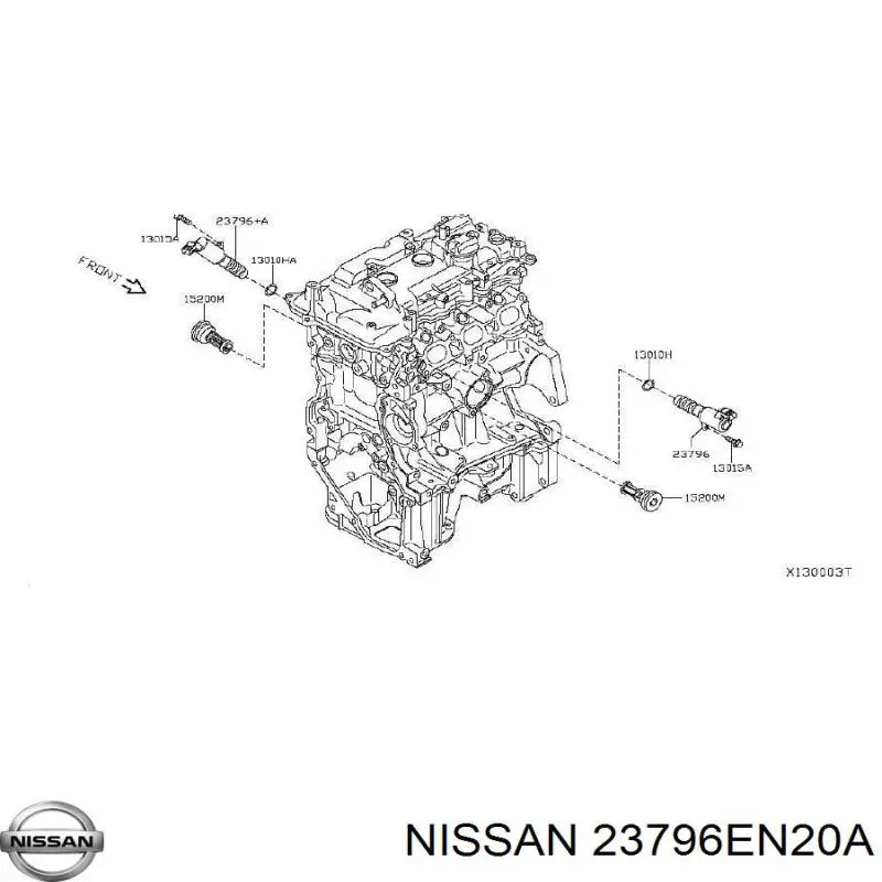 23796EN20A Nissan válvula eletromagnética de posição (de fases da árvore distribuidora)