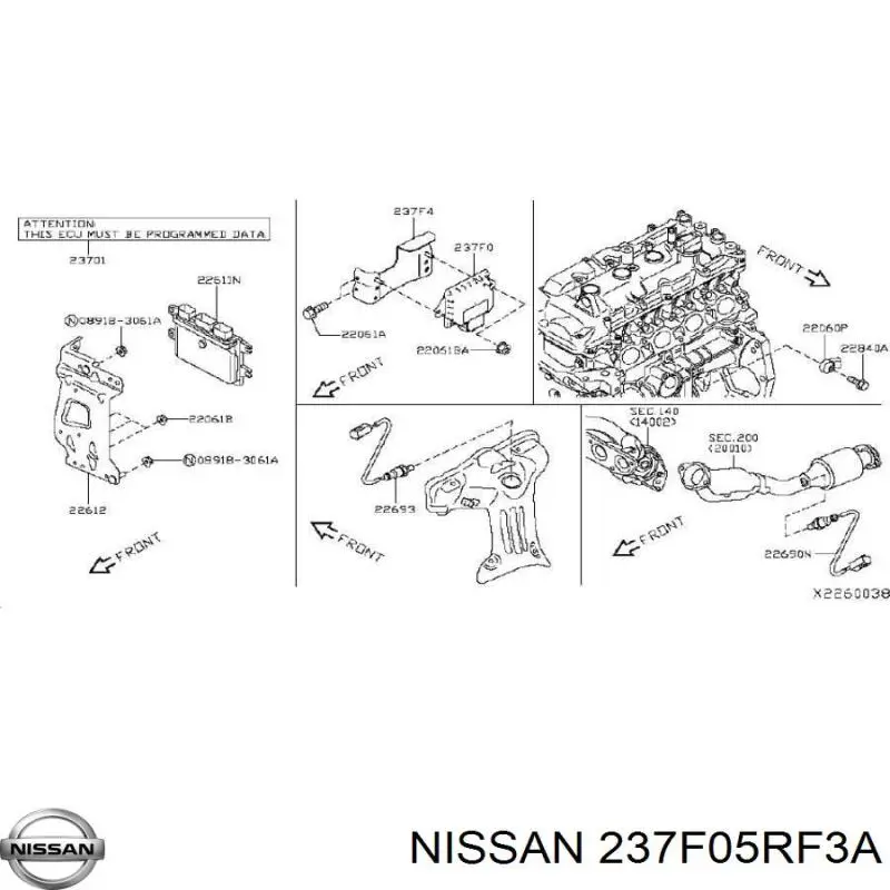 237F05RF3A Nissan 