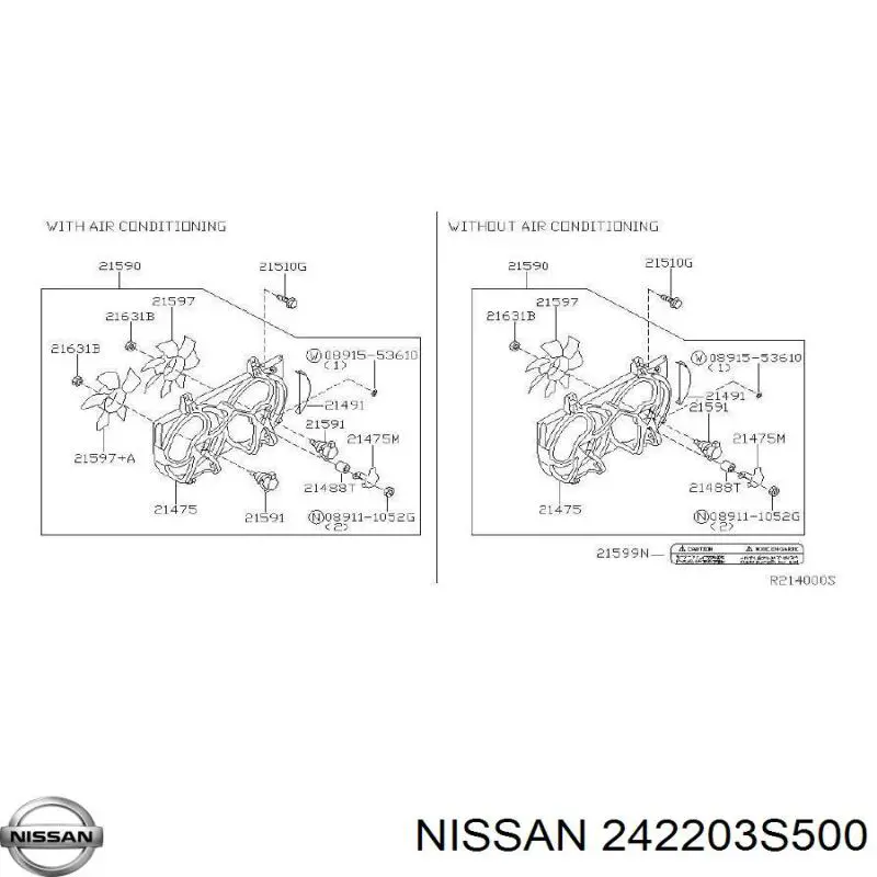 Nissan/Infiniti 242203S500 цена, от 2.53 USD