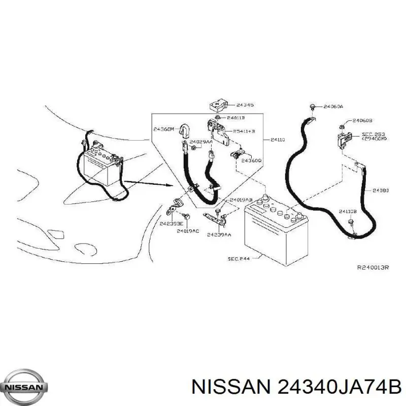  Nissan/Infiniti 24340JA74B цена, от 6.97 USD