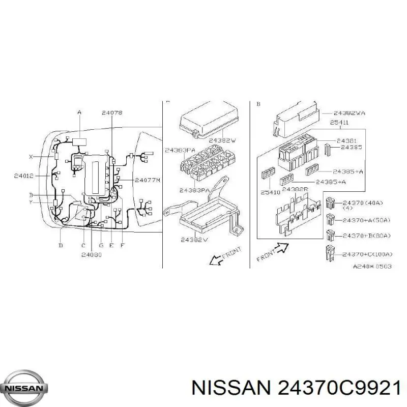  Nissan/Infiniti 24370C9921 цена, от 3.80 USD