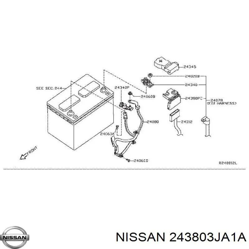 243803JA1A Nissan 