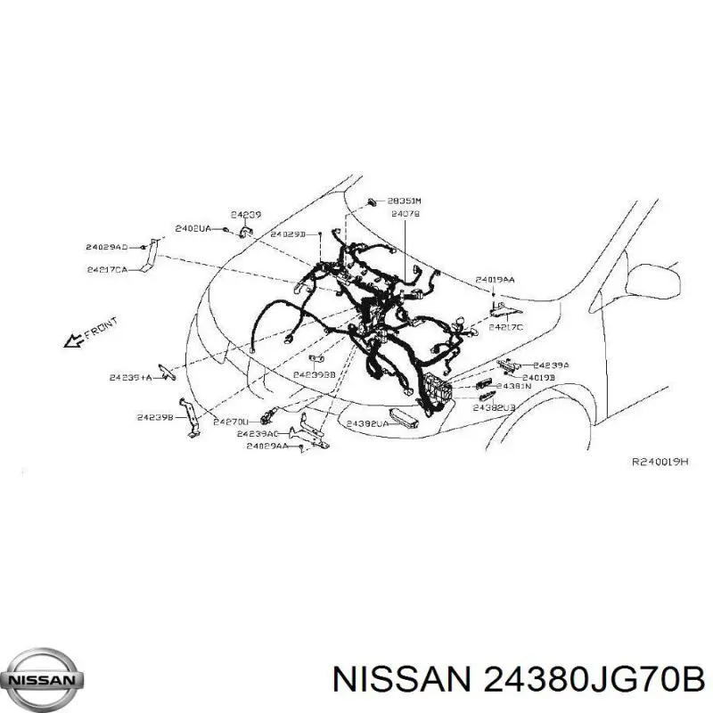  24380JG70B Nissan