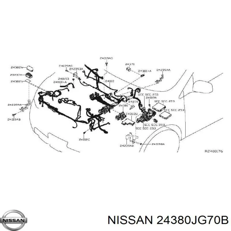 Купить 24380JG70B Nissan/Infiniti 