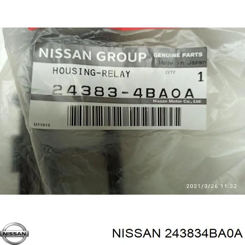  243834BA0A Nissan