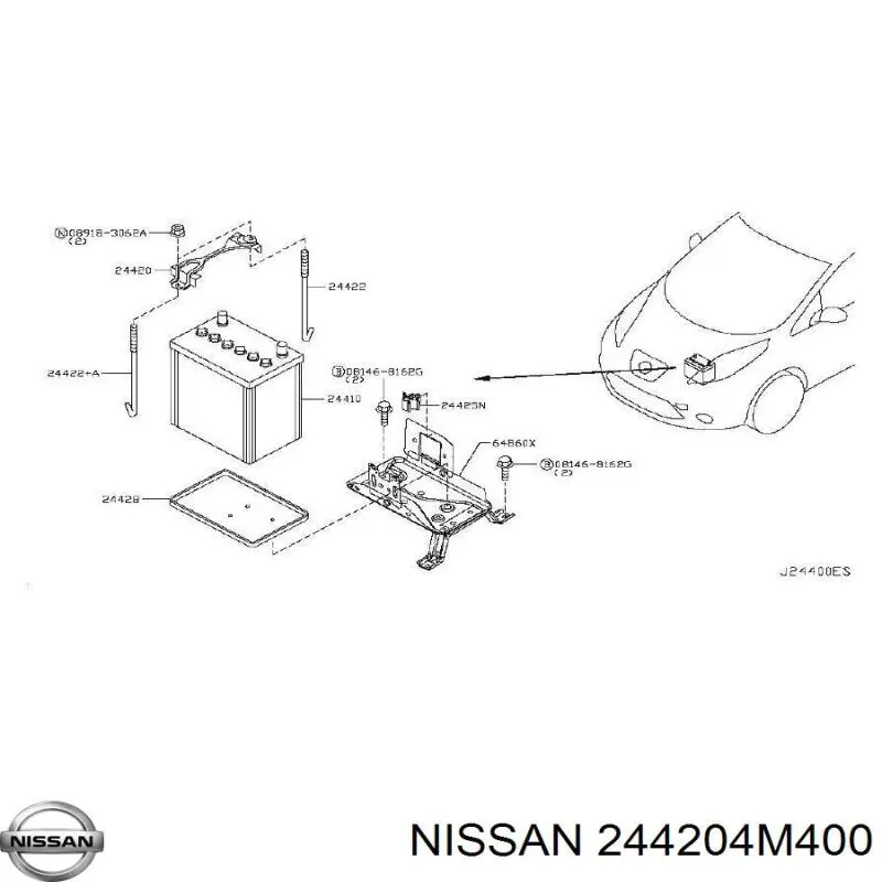 244204M400 Nissan 