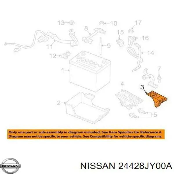 Купить 24428JY00A Nissan/Infiniti 