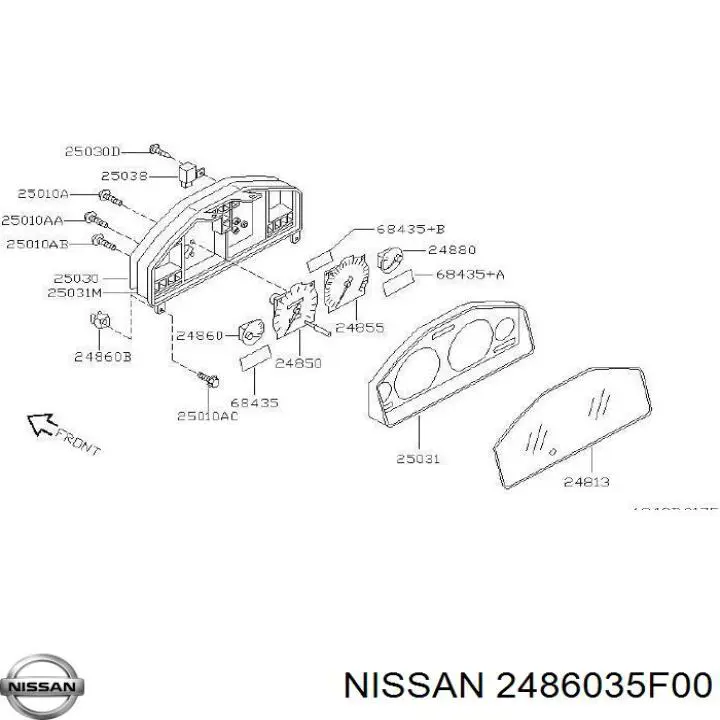  Nissan/Infiniti 2486035F00 цена, от 8.71 USD