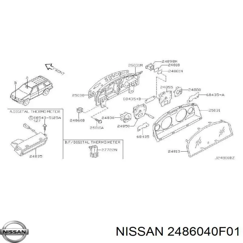  2486040F01 Nissan