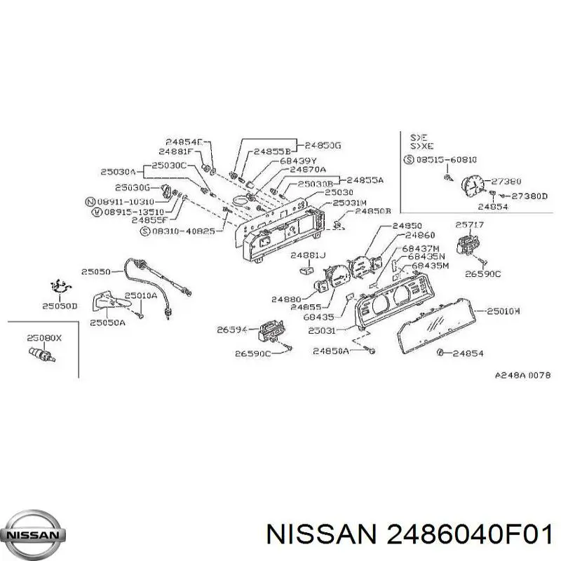  Nissan/Infiniti 2486040F01 цена, от 5.88 USD