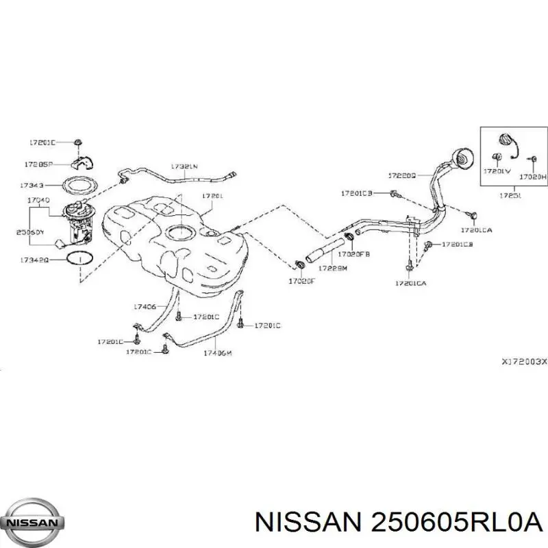  250605RL0A Nissan