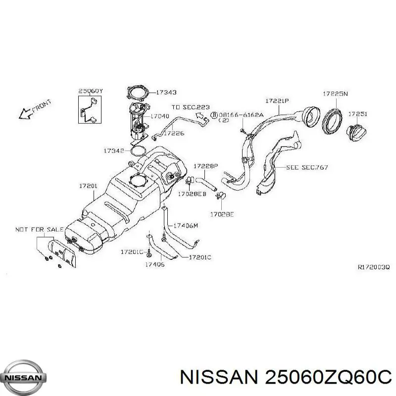 25060ZQ60C Nissan 