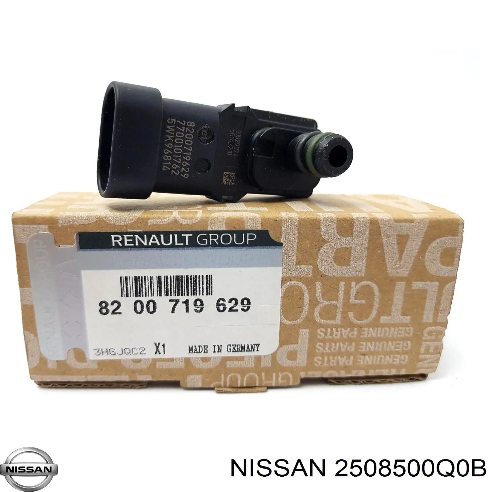 2508500Q0B Nissan/Infiniti Датчик давления воздуха