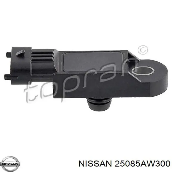 25085AW300 Nissan sensor de pressão no coletor de admissão, map