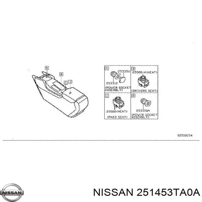  251453TA0A Nissan