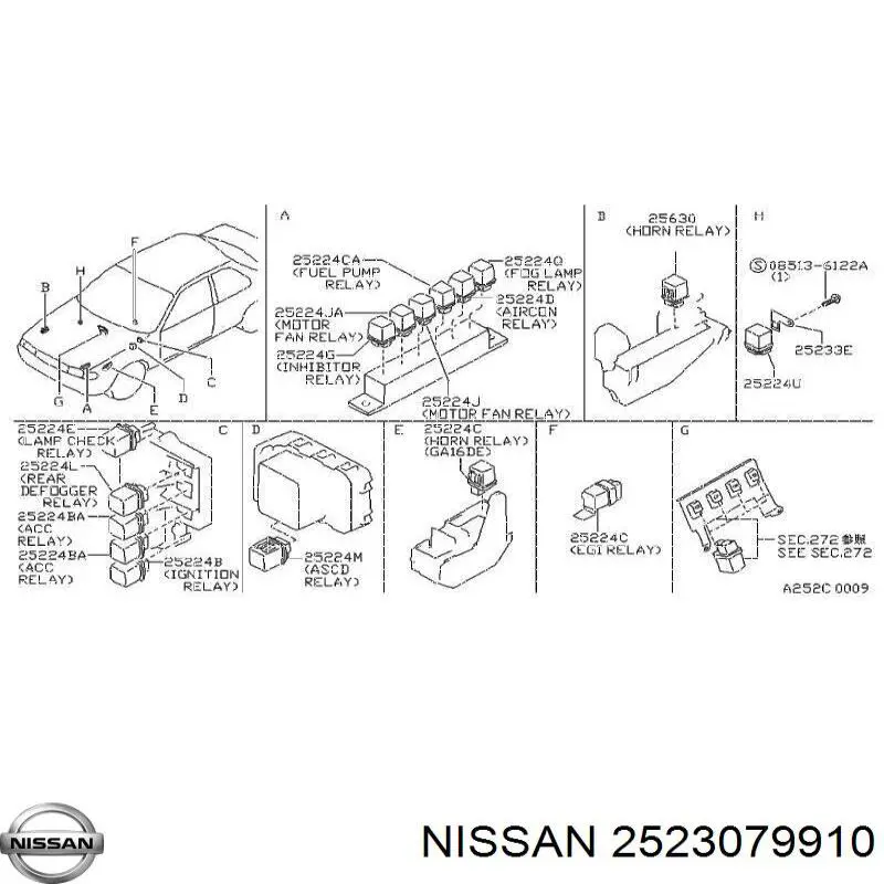 Купить 2523079910 Nissan/Infiniti 