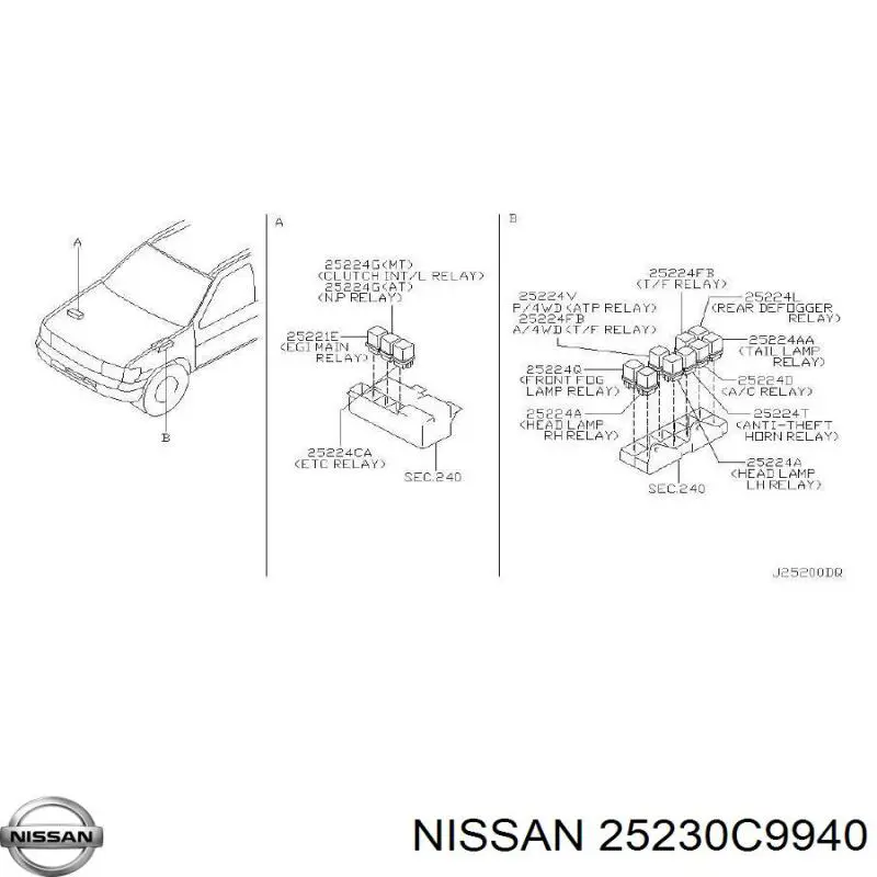  25230C9940 Nissan