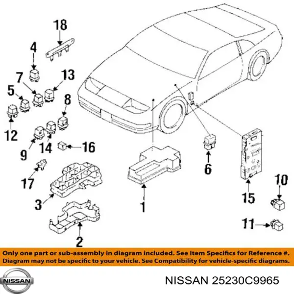  Nissan/Infiniti 25230C9965 цена, от 8.36 USD