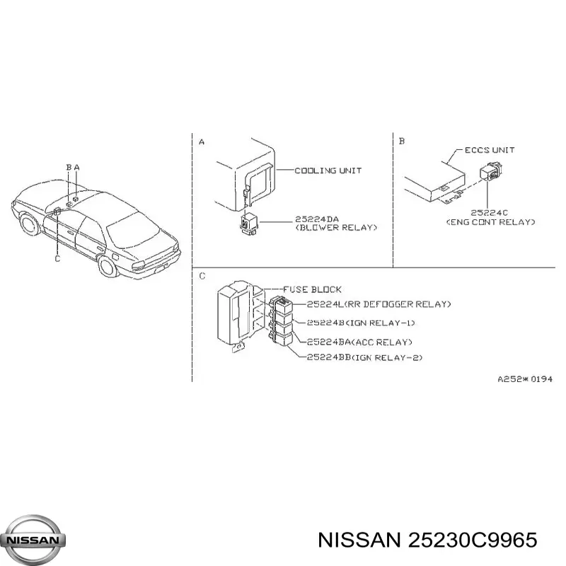  25230C9965 Nissan