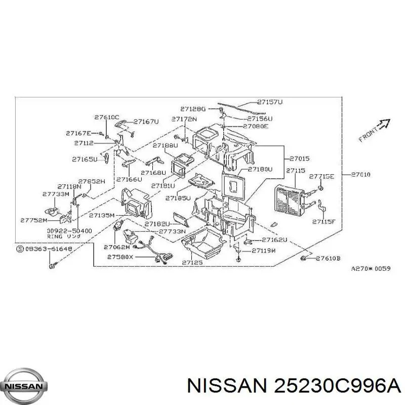 Купить 25230C996A Nissan/Infiniti 
