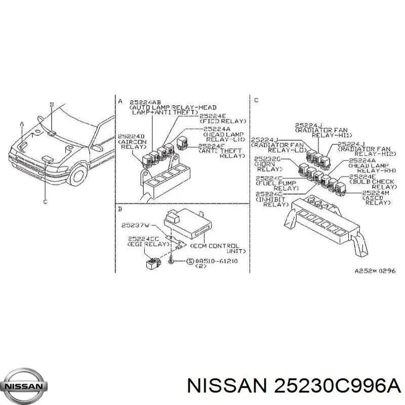  Nissan/Infiniti 25230C996A цена, от 62.37 USD