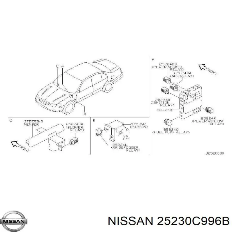 25230C996B Nissan/Infiniti 