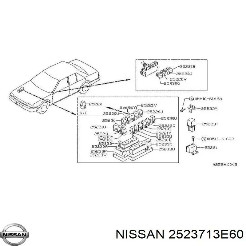  2523713E60 Nissan