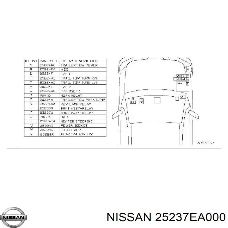 25237EA000 Nissan/Infiniti 