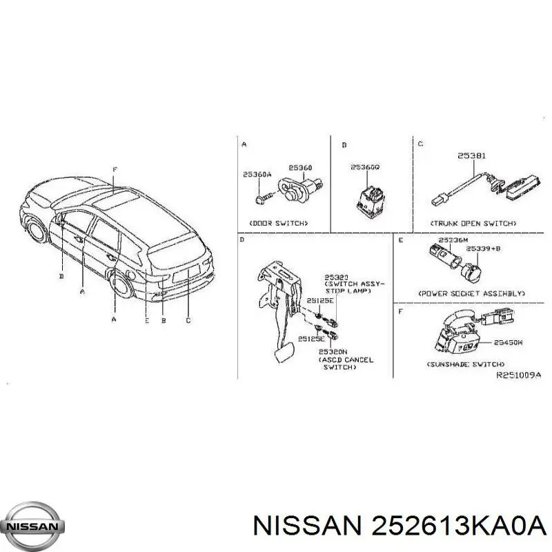 252613KA0A Nissan/Infiniti 